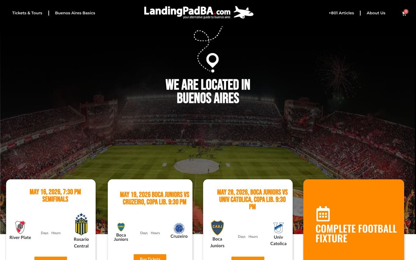 LandingPad BA — Travel · Tours